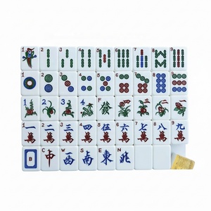 Fichas de Mahjong de Melamina de Lujo Personalizables con Logotipo, 144 Fichas, Juego Portátil para 4 Jugadores, Ideal para Regalos y Entretenimiento Familiar - Product Image 4