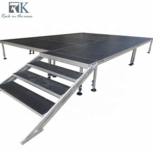 Plataforma de Escenario Portátil de Aluminio, Económica, para Conciertos, Eventos, Podio, Bodas, Plataforma para Exteriores - Product Image 2