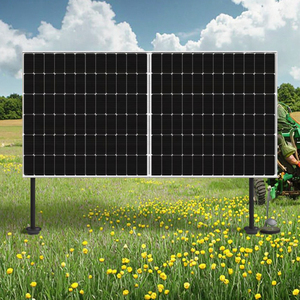 Module photovoltaïque Topcon bifacial double vitrage 450W, application solaire sûre et performante. - Product Image 3