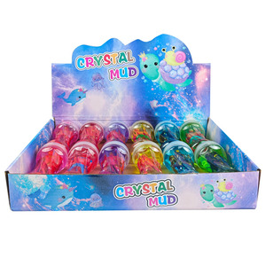 Juguetes Educativos de Slime Transparente en Forma de S, 12 Unidades, Slime Cristalino Elástico con Héroes - Product Image 3