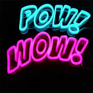 Dropshipping No MOQ Custom Business Logo LED Neon <b>Light</b> Sign Acrylic Transparent Base Wall <b>Lighted</b> <b>Board</b> for Cafe Shop Bar - Product Image 1