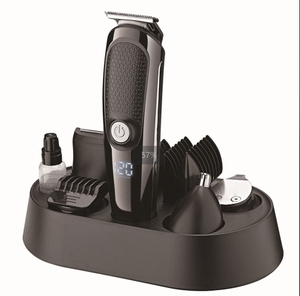 Nouvelle conception moderne, <span class=keywords><strong>tondeuse</strong></span> <span class=keywords><strong>à</strong></span> <span class=keywords><strong>cheveux</strong></span> électrique rechargeable par USB, étanche, pour hommes, kit de toilettage professionnel - Product Image 2