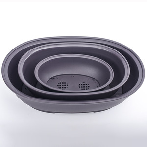 Pot de fleurs Bonsaï, grand pot ovale pour extérieur - Product Image 3