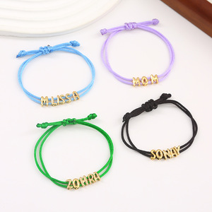 Braccialetto Fai-da-Te con Lettere a Bolle Intrecciate a Mano, Certificazione CE, Regalo per San Valentino e <span class=keywords><strong>Festa</strong></span> della <span class=keywords><strong>Mamma</strong></span> - Product Image 5