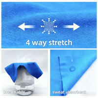 Tissu extensible double face de haute qualité 230 g/m², tricoté chaîne, 74 % nylon 26 % élasthanne, doux, respectueux de la peau, élasticité, pour leggings de yoga