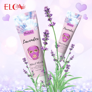 Flor Natural orgánico púrpura lavanda cara máscara de lodo nutritivo sensible Anti acné cuidado de la piel cara de arcilla tubo de máscara de etiqueta privada - Product Image 4