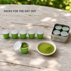 Cápsulas de Matcha Saludables Sin Azúcar Compatibles con Máquinas Nespresso, Cápsulas de Té Verde Orgánico de Dosis Individual, Pedido al por Mayor - Product Image 1