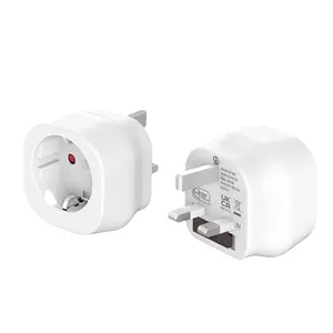 Leishen eu to uk plug adapter Electrical Appliances European to British Plugs Travel Adapter European plug adapter