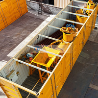 Équipement minier mobile personnalisé pour la cyanuration, installation de traitement de l'or par lixiviation CIP