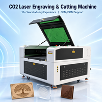 Machines laser de haute qualité KH, machine de gravure et de découpe laser 1080 pour le bois, l'acrylique, le verre, le cuir, machine de découpe laser