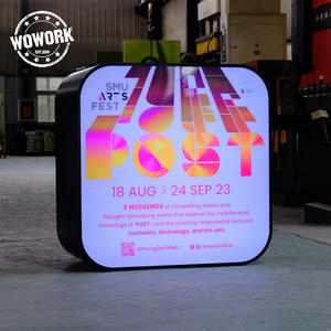 Boîte lumineuse publicitaire LED WOWORK 2026, grande taille, OEM, avec lettres interchangeables pour la décoration de devanture de magasin - Product Image 2