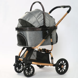 รถเข็นวิ่งสำหรับสัตว์เลี้ยงแบบพับได้กรงสุนัขและแมวรถเข็นสำหรับสัตว์เลี้ยงขนาดเล็ก/ขนาดกลาง - Product Image 6