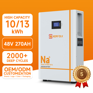 แบตเตอรี่โซเดียมไอออน EU Stock 48v 200Ah 10kWh แบบติดผนังสำหรับบ้าน 48V 300Ah 13kWh 15kWh ระบบกักเก็บพลังงานสำหรับบ้านแบบ Powerwall - Product Image 1