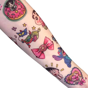 Personnalisé lavande fleur de lys votre animal de compagnie tatouage corps visage Art étanche temporaire tatouage autocollant pour femmes et hommes - Product Image 5