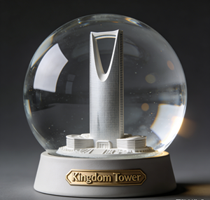 งานฝีมือเรซิ่นแบบกำหนดเอง ของที่ระลึกจากซาอุดีอาระเบีย ประติมากรรมสถาปัตยกรรม สถานที่ท่องเที่ยว ของตกแต่งทรายจริง รูปปั้น ปราสาทมาส์มาร์ค - Product Image 6