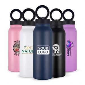 กระติกน้ำเก็บความร้อนแบบใหม่ ขนาด 24 ออนซ์ ผลิตจากโลหะ พร้อมที่ยึดโทรศัพท์ ทำจากสแตนเลสสตีล ใช้กับแม่เหล็กได้ - Product Image 6