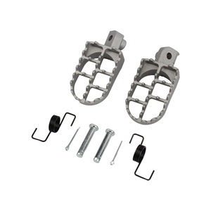 Pedales delanteros para motocicleta ZUQING FR107 de aluminio negro para Suzuki DL650 V-Strom - Product Image 2