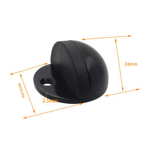 <span class=keywords><strong>Butée</strong></span> <span class=keywords><strong>de</strong></span> <span class=keywords><strong>porte</strong></span> en caoutchouc <span class=keywords><strong>demi</strong></span>-<span class=keywords><strong>lune</strong></span> en acier inoxydable noir, butées <span class=keywords><strong>de</strong></span> <span class=keywords><strong>porte</strong></span> à montage au sol - Product Image 6