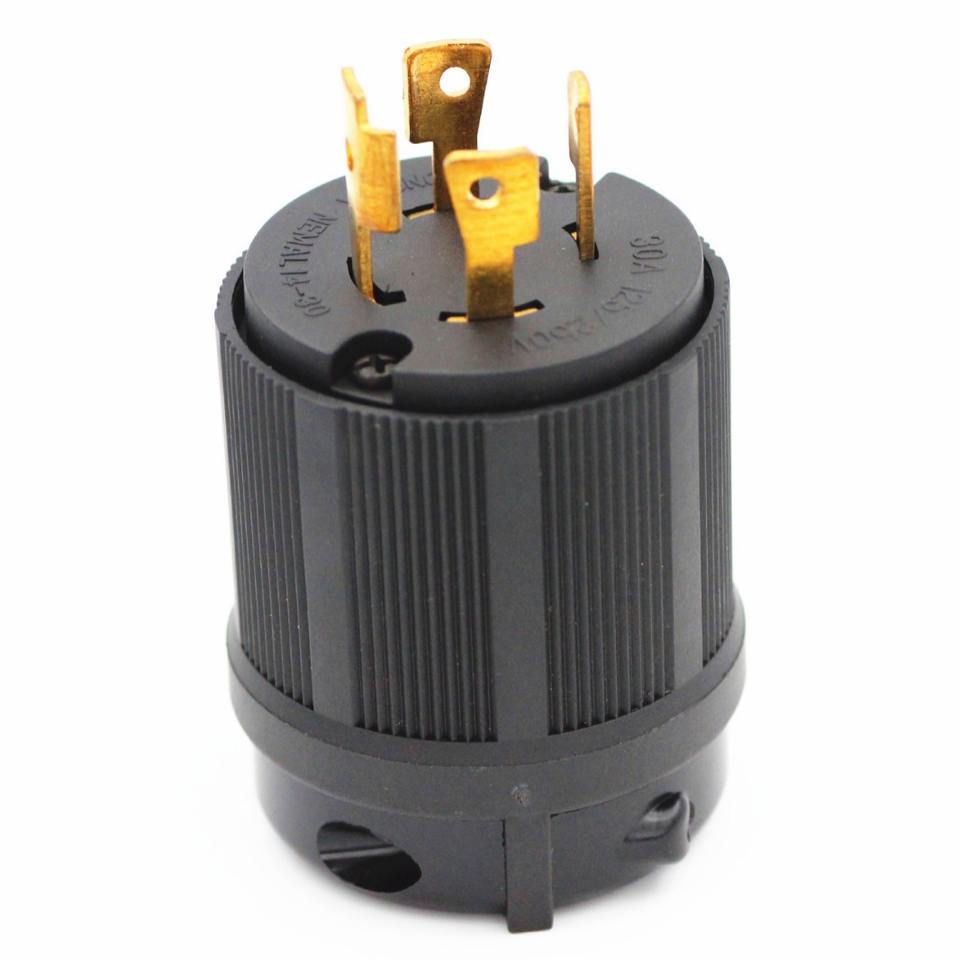 Four-Hole NEMA AC260-450V 30A Industrial Power Output Plug American ...