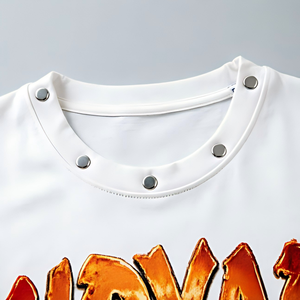 Camisetas Personalizadas para Mujer con Pedrería, Diseño de Diseñador, Impresión DTG, Estilo de Manga Corta Cuadrada, Camisetas Gráficas de Manga Corta - Product Image 3