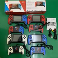 Console de jeu vidéo portable Q21 intégrée avec 500 jeux, écran 3,0 pouces, résolution 640x480, 512 Mo, arcade rétro, enfance