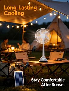 Stylish Car Floor Standing Industrial Exhaust <b>Fan</b> Hotel Home Solar <b>Fans</b> Rechargeable <b>Fan</b> - Product Image 1