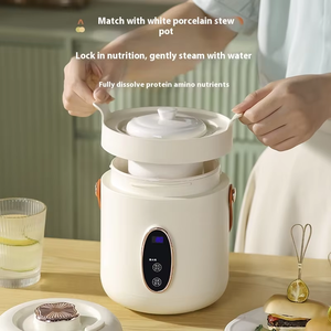 Mini cuiseur à riz Portable poêle électrique <span class=keywords><strong>multifonction</strong></span> pour soupe bouillie ragoût chauffage efficace pour dortoir de bureau à domicile - Product Image 4
