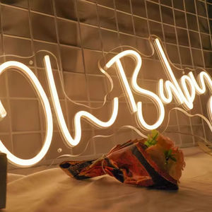 Personnalisé Durable Acrylique Boutique Ouvert Néon Modèle Fixe Enseigne Au Néon Personnalisation Facile du Texte pour Magasin Restaurant Décor - Product Image 3