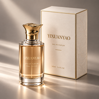 Flacon de parfum en verre de luxe 100 ml avec boîte, emballage de parfum vide personnalisé
