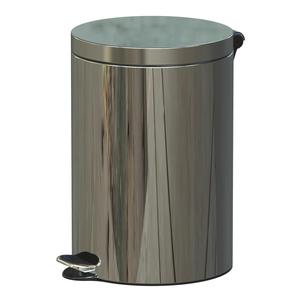 Pattumiera a Pedale 20 L Finitura Metallica per Cucina e Bagno - Product Image 1