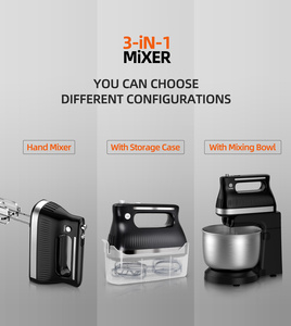 CX-6670 3.5L 5 Tốc Độ Turbo 200W 250W 300W 350W Nhà Bếp Bột Trứng Beater Điện Bàn Tay Đứng Máy Trộn Thức Ăn Với Trộn Bát - Product Image 2
