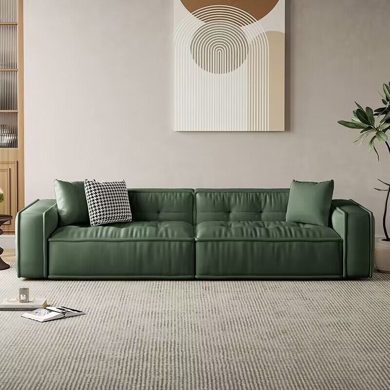 Vert Olive - Cuir Patte de Chat