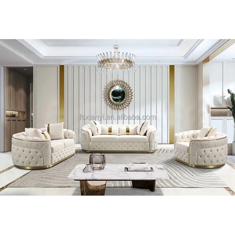 Luxe Meubels Chesterfield Bank Een Twee Drie Sofa Luxe Sofa Italiaanse Moderne Woonkamer Bankstel Meubels