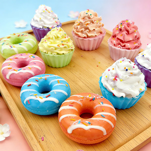 Bola de Sal de Baño Artesanal de 80g, Bomba de Baño Multiburbujas con Diseño Floral, Regalo Relajante de Cumpleaños para Niños - Product Image 1