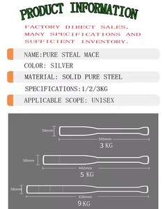 Vente chaude prix d'usine musculation acier compétition Clubbell réglable <span class=keywords><strong>Mace</strong></span> <span class=keywords><strong>Bell</strong></span> <span class=keywords><strong>Mace</strong></span> <span class=keywords><strong>Bell</strong></span> pour la musculation - Product Image 5