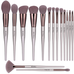 BS-MALL 2020 <span class=keywords><strong>amazon</strong></span> Offre Spéciale brosses champagne or 15 pièces de luxe maquillage brosse ensemble - Product Image 1