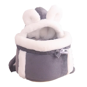 Cama para Mascotas de Terciopelo Sólido, Estilo Moderno, Cálida para Invierno, con Funda Extraíble y Correas - Product Image 6