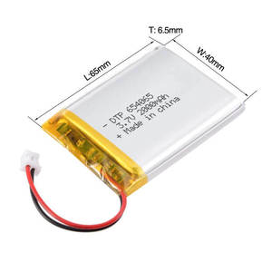 Batería de Iones de Litio 654065 de 2000mAh y 3.7V, Polímero de Alta Calidad, Precio de Fábrica al por Mayor - Product Image 2