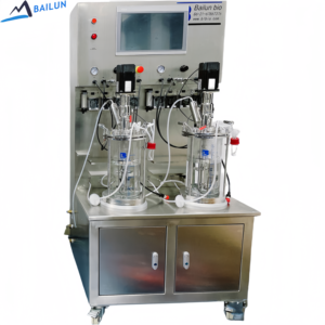 Biorreactor de Laboratorio BLBIO-XGC-2 para Cultivo Líquido, Tanque de Fermentación de Doble Vidrio con Agitación Magnética, Enzima Transglutaminasa, Amilasa - Product Image 5