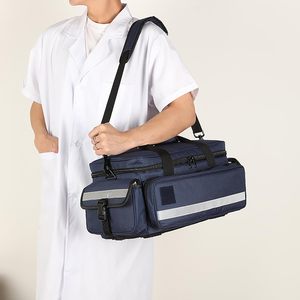 Échantillon gratuit, trousse de premiers soins médicale d'urgence, personnalisée, vide, durable, portable, grande capacité, avec fermeture éclair - Product Image 4