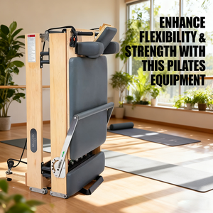 Sử Dụng Nhà Tập Thể Dục Xách Tay Gỗ Có Thể Gập Lại Pilates Gỗ Sồi Pilates Nhà Máy Giường Pilates Nhà Máy Thiết Bị - Product Image 3