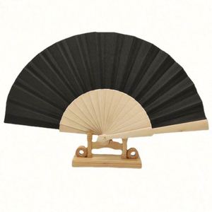 Abanico de mano de madera para mujer, estilo flamenco español, para disfraz - Product Image 1