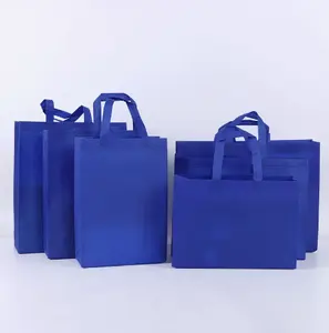 Reciclado impresso tecido levar compras sacola não tecida sacos logotipo personalizado tecido não tecido saco de compras para supermercado bolsos