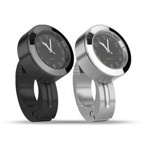 Reloj de manillar de fácil instalación, resistente al agua, con esfera redonda, para motocicleta, moto, bicicleta - Product Image 5