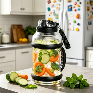 2L Oversized Portable Juicer Blender Cup Cordless Rechargeable Smoothie Maker for Outdoor Camping Picnic Sports Use - Product Image 4