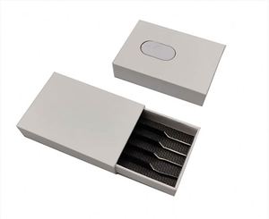 Custom Printing UV Coating Child Proof 1.0ml Kraft Paper Folders Packaging Boxes with <b>Press</b> <b>Button</b> Embossing & Recyclable - Product Image 6