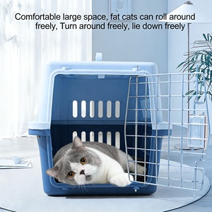 Cage de transport pour animaux de compagnie de grande taille (chats et chiens) – Boîte de transport aérien respirante et portable pour animaux – Vente chaude - Product Image 1