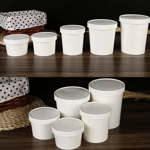 Bols en papier kraft jetables personnalisés pour salade à emporter impression offset bols à <span class=keywords><strong>poké</strong></span> - Product Image 4