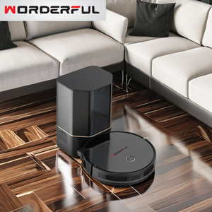 Aspirateur robot <span class=keywords><strong>sans</strong></span> <span class=keywords><strong>fil</strong></span> intelligent M8 Aspirateur Staubsauger Nettoyage humide/sec Installation automatique Ménage - Product Image 4