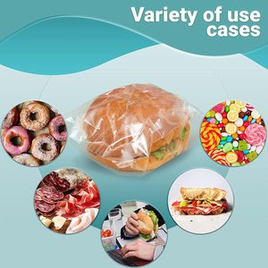 ที่มีคุณภาพสูงอาหารเกรด Bpa ฟรีพลาสติกแซนวิชขนาดโพลีตู้แช่แข็งเปิดง่ายอาหารแช่แข็งนำมาใช้ใหม่พับด้านบน<span class=keywords><strong>ถุง</strong></span>แซนวิช - Product Image 5